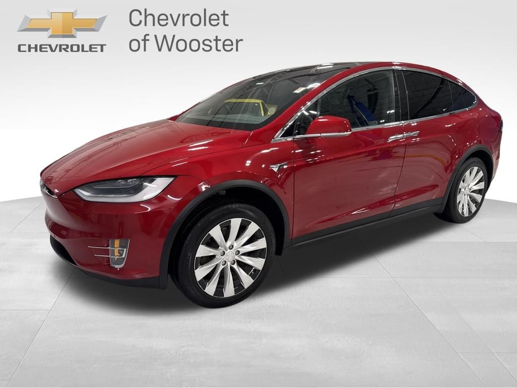Red Multi-Coat 2019 Tesla Model X Long Range AWD SUV / Crossover All-Wheel Drive 1-Speed Automatic