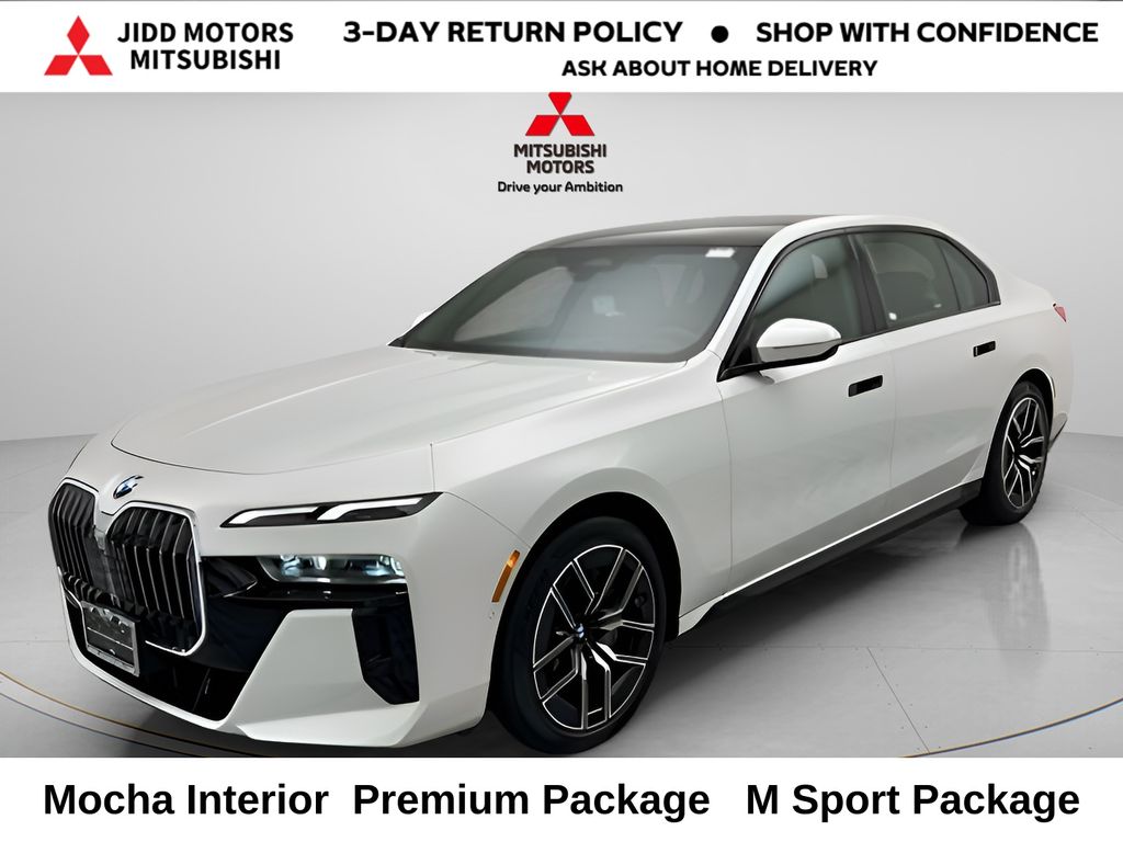 White Metallic 2025 BMW 7 Series 740i xDrive Sedan All-Wheel Drive 8-Speed Automatic