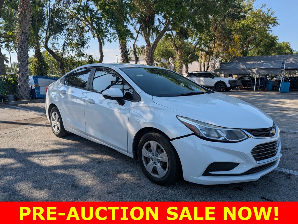 Summit White 2017 Chevrolet Cruze LS Sedan FWD Sedan Front-Wheel Drive 6-Speed Automatic