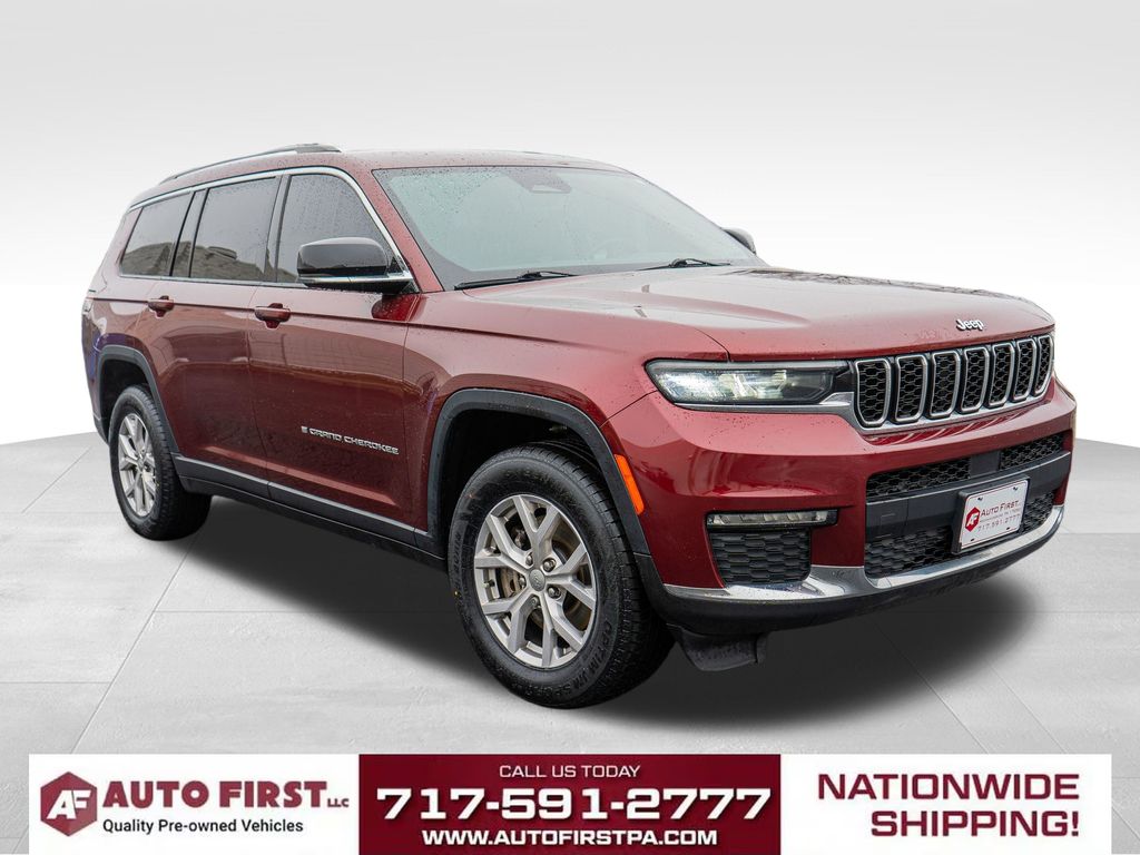 Velvet Red Pearlcoat 2021 Jeep Grand Cherokee L Limited 4WD SUV / Crossover Four-Wheel Drive 8-Speed Automatic