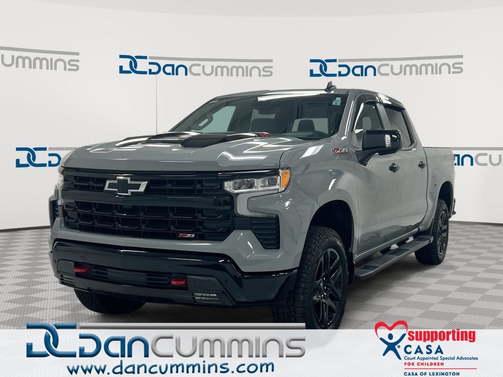 Slate Gray Metallic 2024 Chevrolet Silverado 1500 Pickup Truck Four-Wheel Drive Automatic