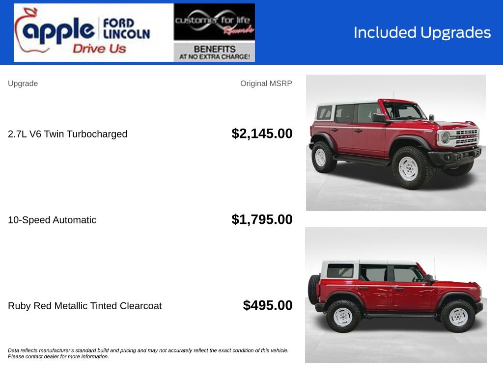 2025 Ford Bronco Heritage Edition