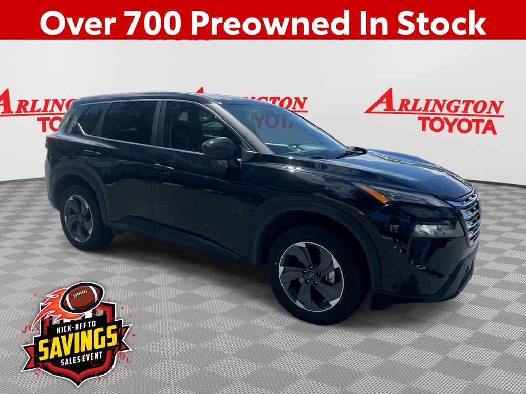Super Black 2025 Nissan Rogue SUV / Crossover Front-Wheel Drive Continuously Variable Transmission