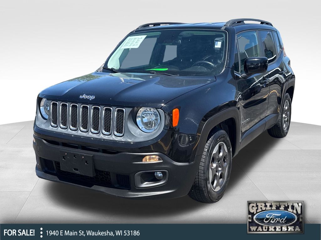 Black 2015 Jeep Renegade SUV / Crossover Front-Wheel Drive 6-Speed Manual