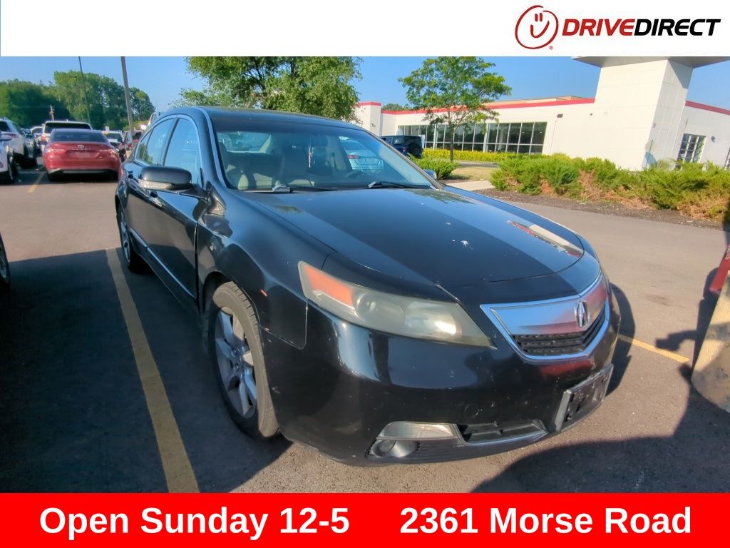 Crystal Black Pearl 2012 Acura TL Sedan Front-Wheel Drive 6-Speed Automatic