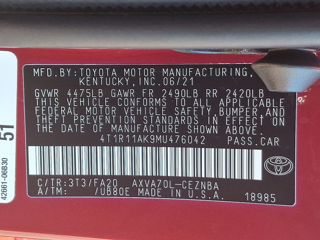 Thumbnail: 2021 Toyota Camry - 25