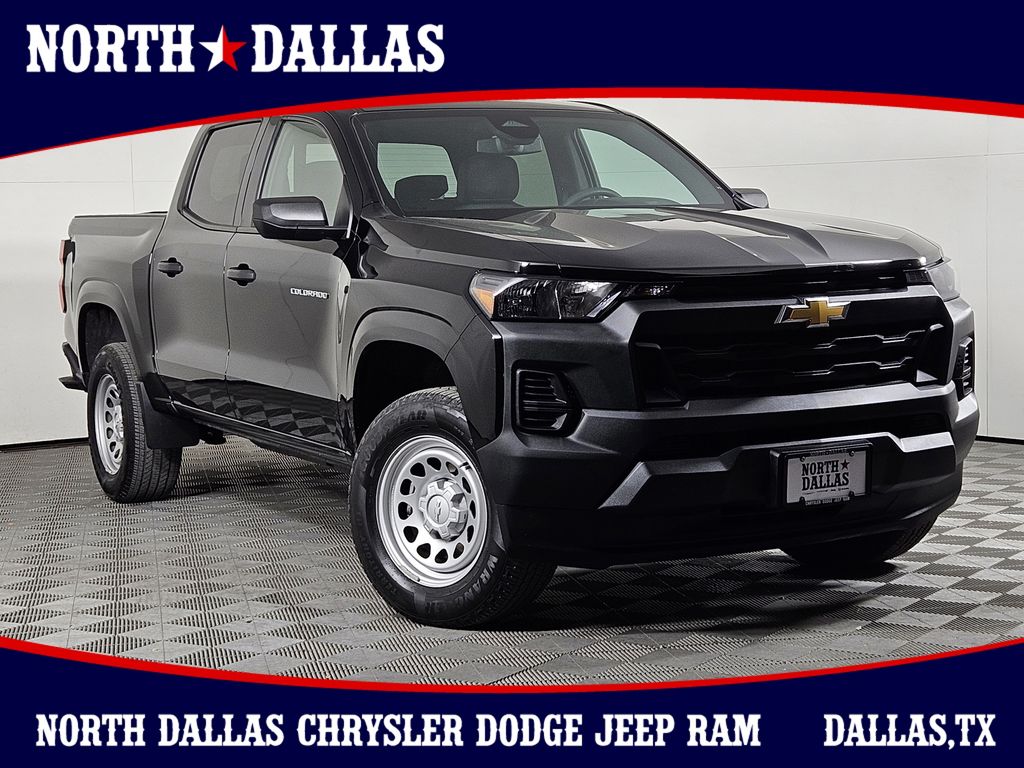 Black 2024 Chevrolet Colorado Work Truck Crew Cab RWD Pickup Truck 4X2 8-Speed Automatic