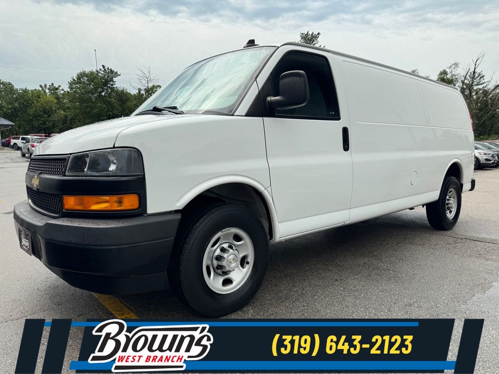 Summit White 2022 Chevrolet Express Cargo Van Rear-Wheel Drive 6-Speed Automatic Overdrive