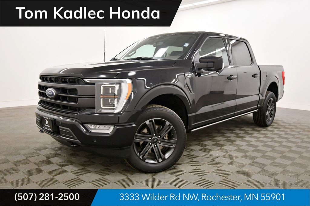 Black 2023 Ford F-150 Pickup Truck Four-Wheel Drive Automatic
