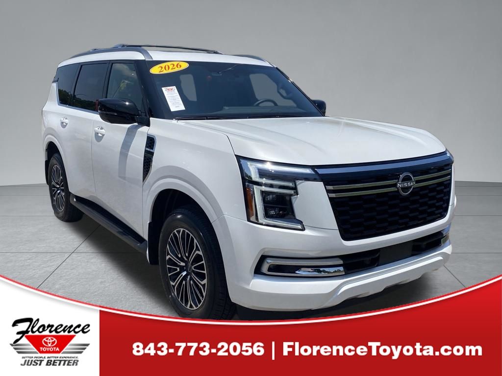 Aspen White 2026 Nissan Armada SUV / Crossover 4X2 9-Speed Automatic