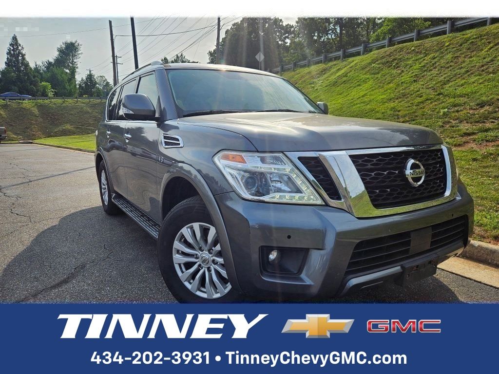 Gray (Gun Metallic) 2018 Nissan Armada SUV / Crossover Four-Wheel Drive 7-Speed Automatic