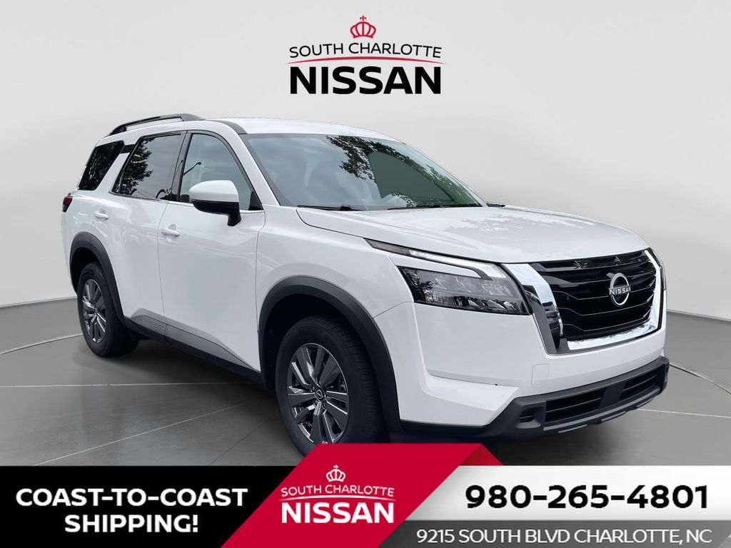 Glacier White 2025 Nissan Pathfinder SUV / Crossover All-Wheel Drive 9-Speed Automatic