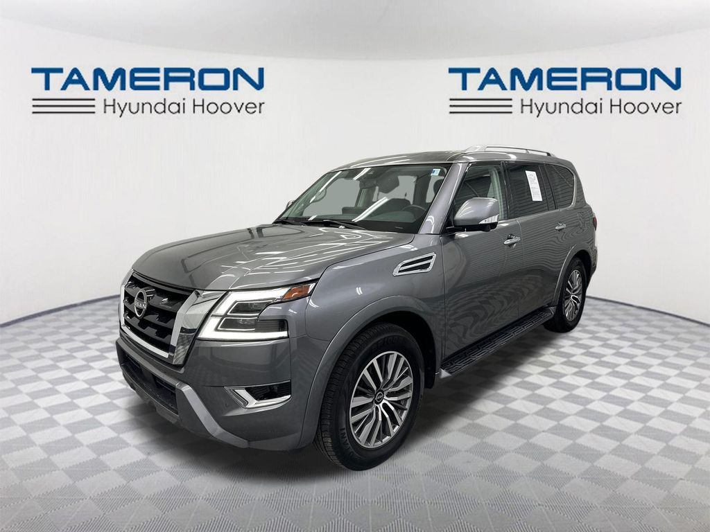 Gray (Gun Metallic) 2024 Nissan Armada SL 4WD SUV / Crossover Four-Wheel Drive 7-Speed Automatic
