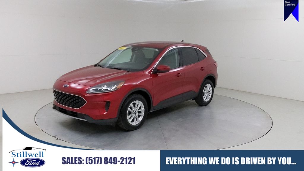 Rapid Red Metallic Tinted Clearcoat 2021 Ford Escape SE AWD SUV / Crossover All-Wheel Drive 8-Speed Automatic