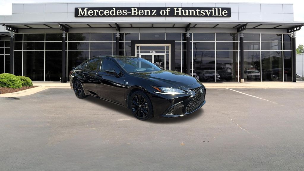 Black (Obsidian) 2022 Lexus ES 350 F Sport FWD Sedan Front-Wheel Drive 8-Speed Automatic