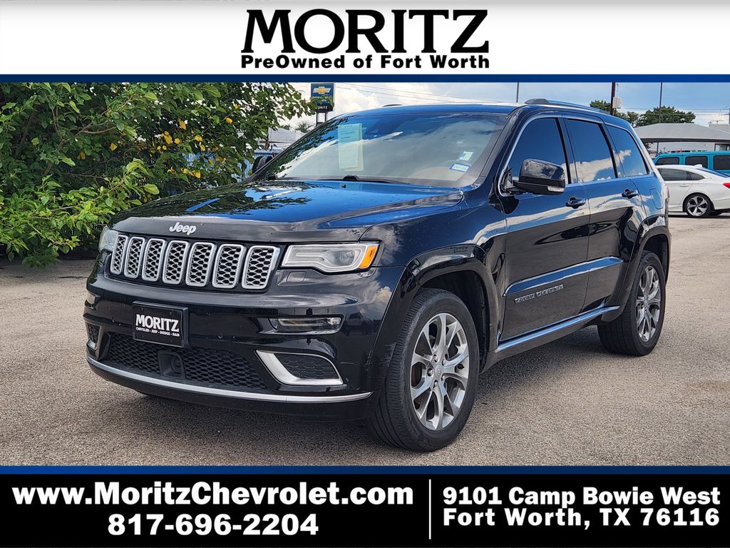 Diamond Black 2019 Jeep Grand Cherokee SUV / Crossover Four-Wheel Drive 8-Speed Automatic