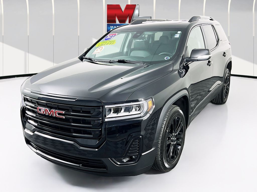 Black (Ebony Twilight Metallic) 2023 GMC Acadia SLT AWD SUV / Crossover Four-Wheel Drive 9-Speed Automatic