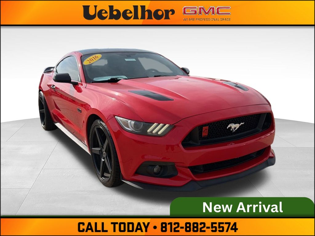 Race Red 2016 Ford Mustang GT Coupe RWD Coupe Rear-Wheel Drive 6-Speed Manual