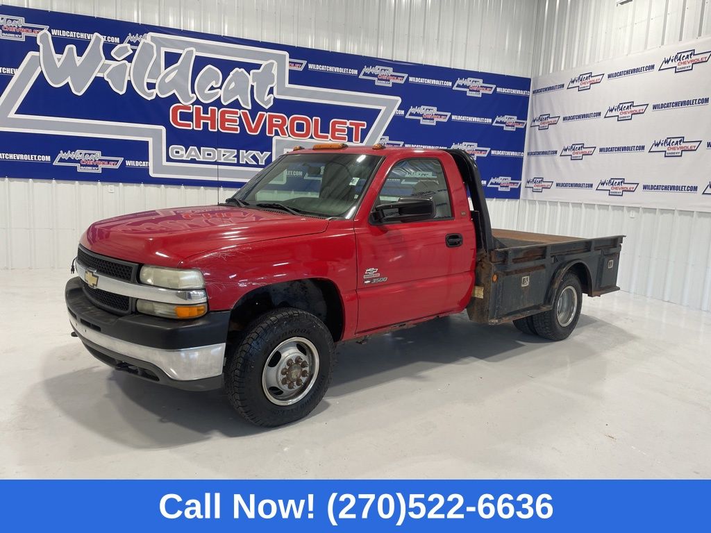 Wildfire Red 2001 Chevrolet Silverado 3500 Pickup Truck 5-Speed Automatic Overdrive