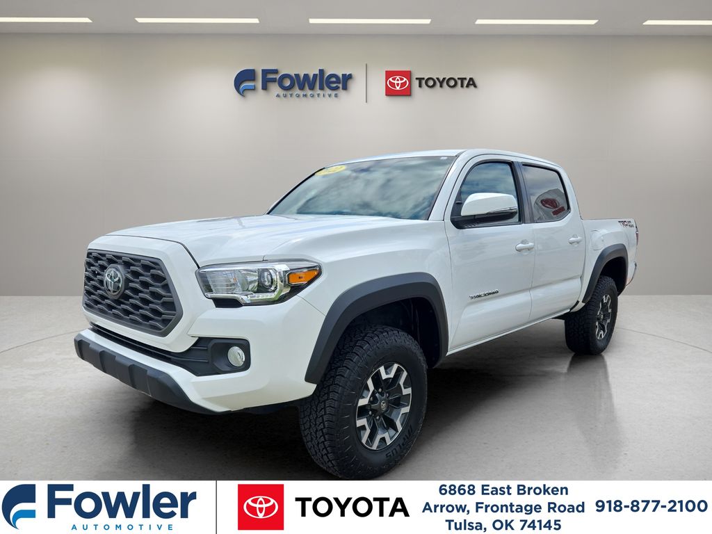 White 2022 Toyota Tacoma Pickup Truck 4X2 6-Speed Automatic
