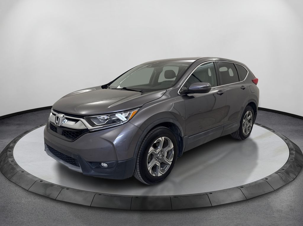 Gray 2017 Honda CR-V SUV / Crossover Front-Wheel Drive Continuously Variable Transmission