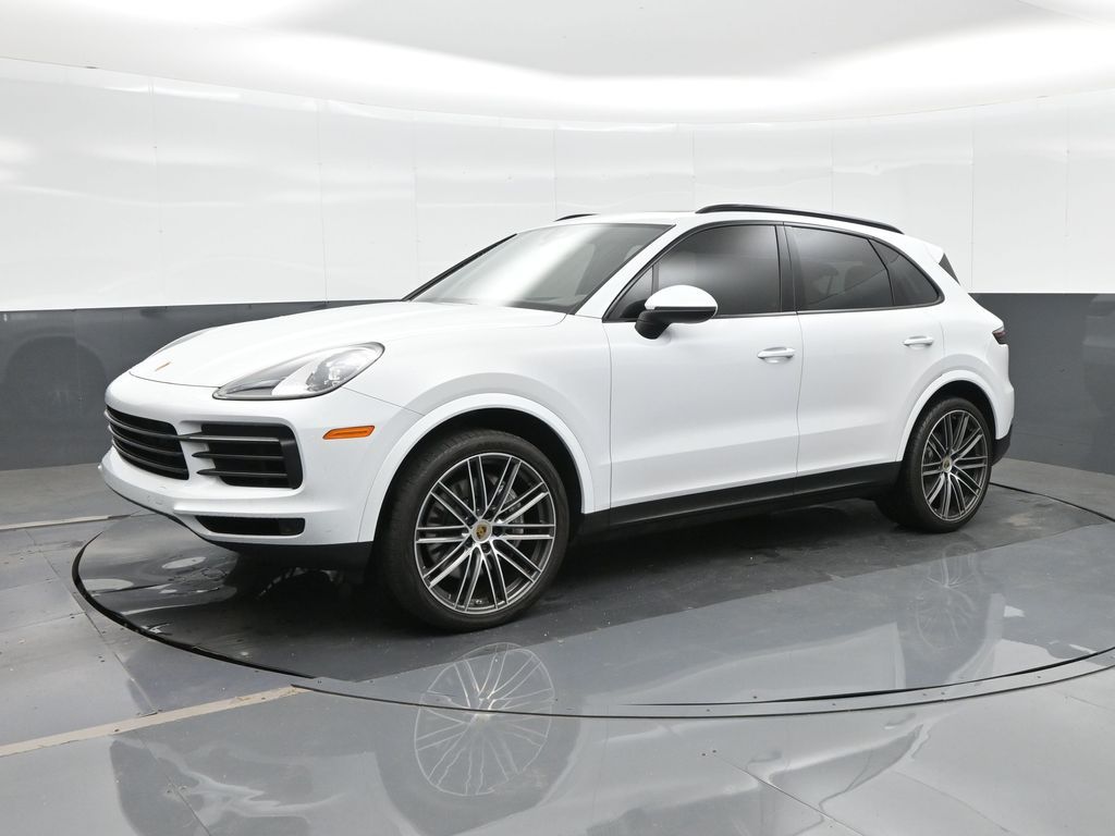 Carrara White Metallic 2023 Porsche Cayenne Platinum Edition AWD SUV / Crossover All-Wheel Drive 8-Speed Automatic