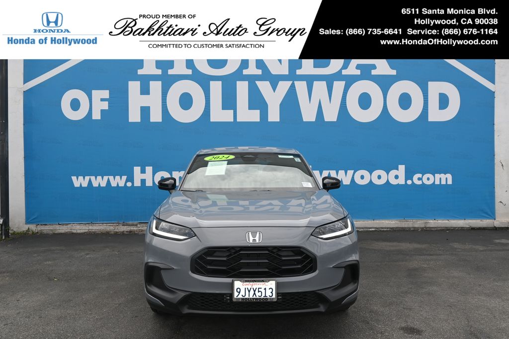 Urban Gray Pearl 2024 Honda HR-V SUV / Crossover All-Wheel Drive Continuously Variable Transmission