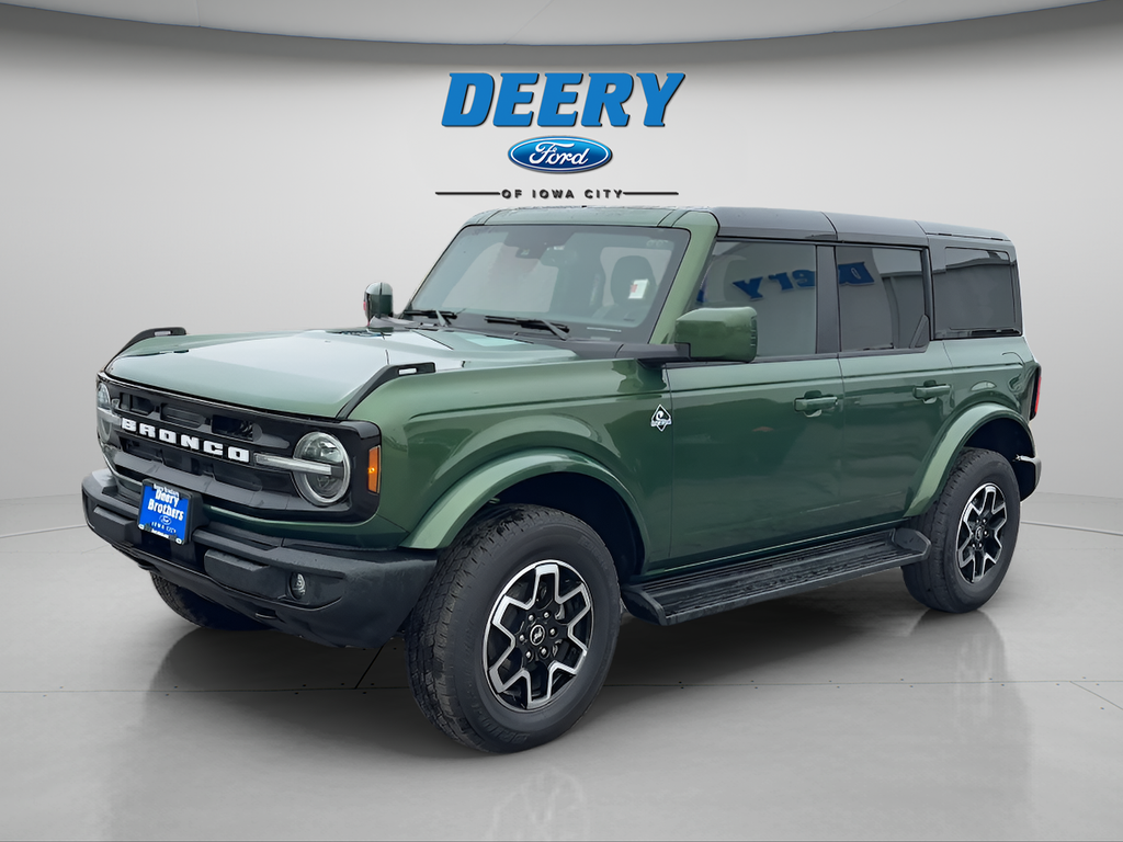 Eruption Green Metallic 2025 Ford Bronco Outer Banks 4-Door 4WD SUV / Crossover Four-Wheel Drive Automatic