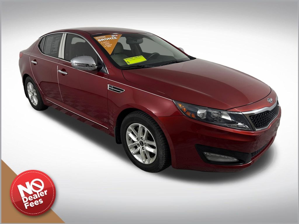 Spicy Red 2011 Kia Optima LX Sedan Front-Wheel Drive 6-Speed Automatic