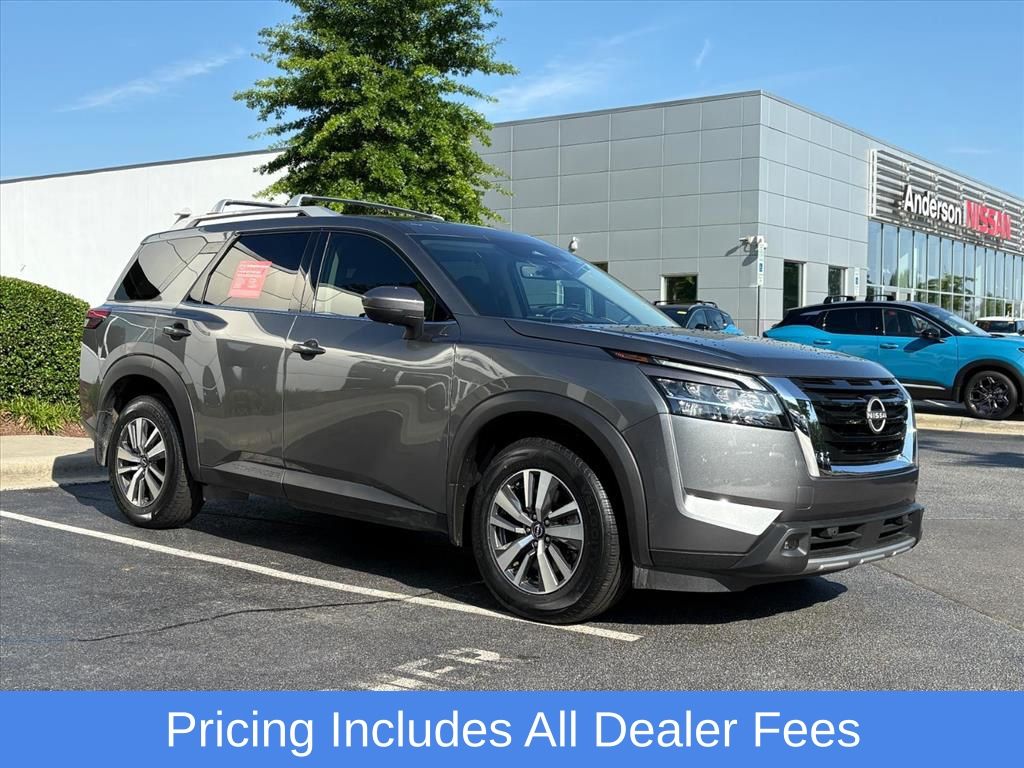 Gray (Gun Metallic) 2024 Nissan Pathfinder SL 4WD SUV / Crossover All-Wheel Drive 9-Speed Automatic