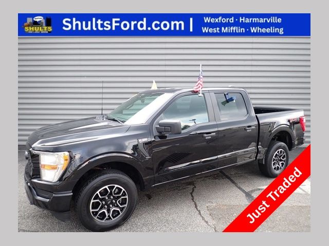 Black Metallic 2022 Ford F-150 Pickup Truck Four-Wheel Drive Automatic
