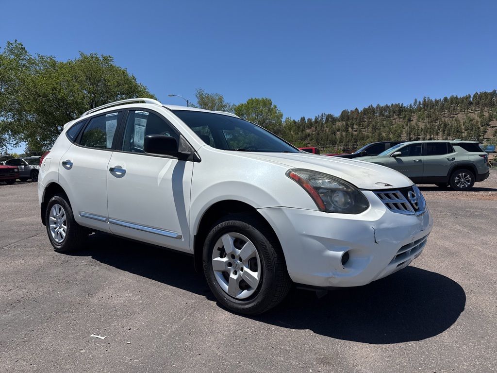 Pearl White 2014 Nissan Rogue Select S SUV / Crossover Front-Wheel Drive Continuously Variable Transmission