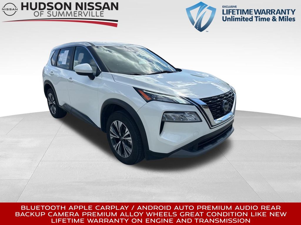 2023 Pearl White Tricoat Nissan Rogue SV SUV