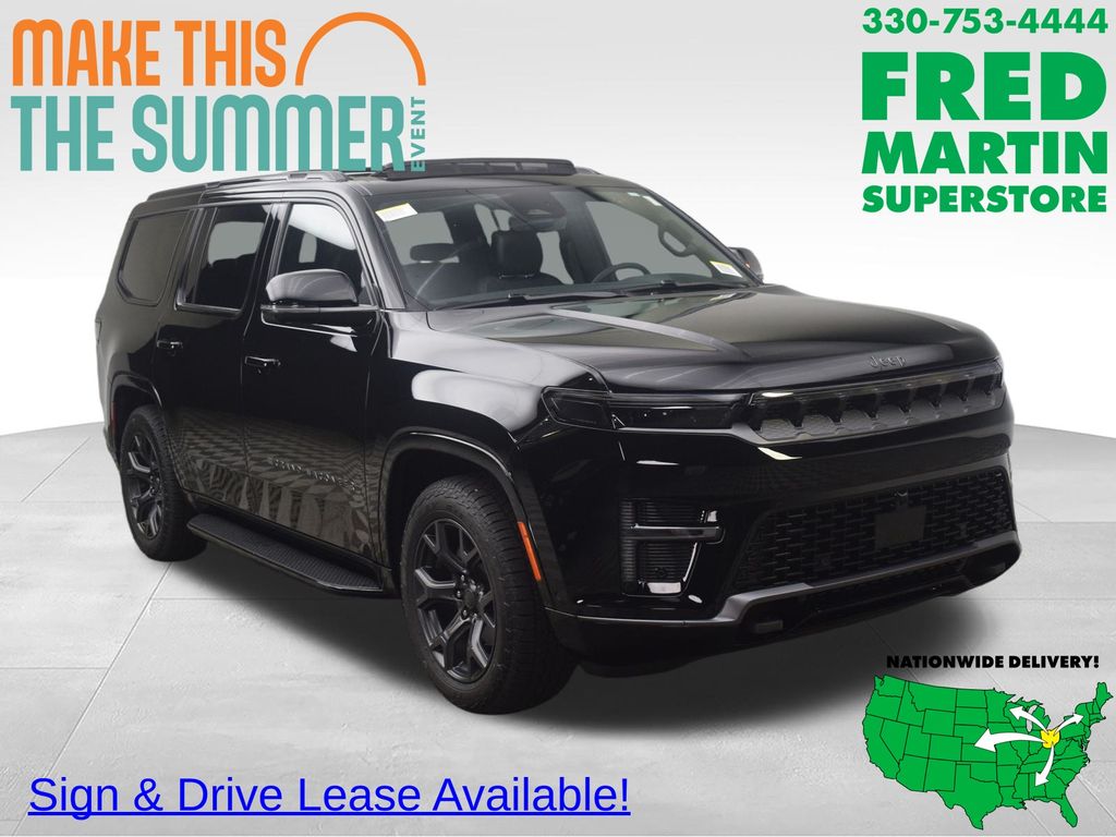 High Gloss Black 2026 Jeep Grand Wagoneer SUV / Crossover Four-Wheel Drive 8-Speed Automatic