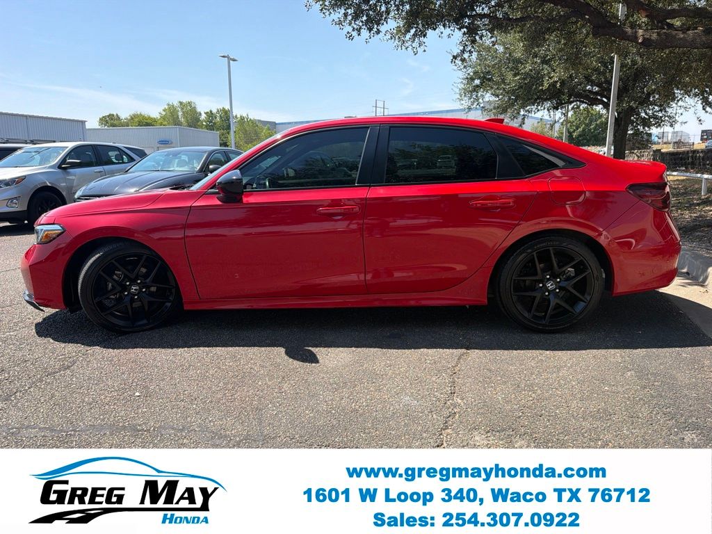 2025 Honda Civic Sport Red at Greg May Honda