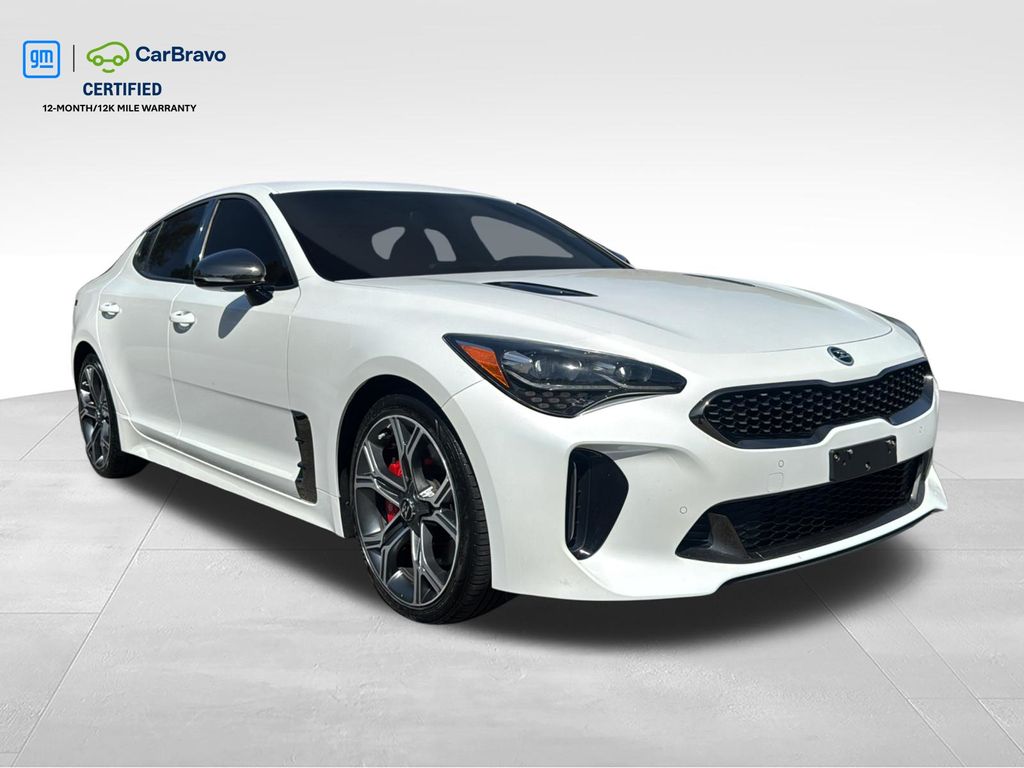 Snow White Pearl 2019 Kia Stinger GT RWD Sedan Rear-Wheel Drive 8-Speed Automatic