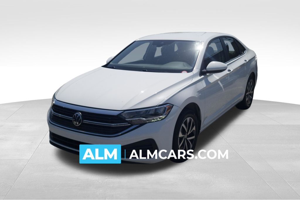 White 2024 Volkswagen Jetta S FWD Sedan Front-Wheel Drive 8-Speed Automatic