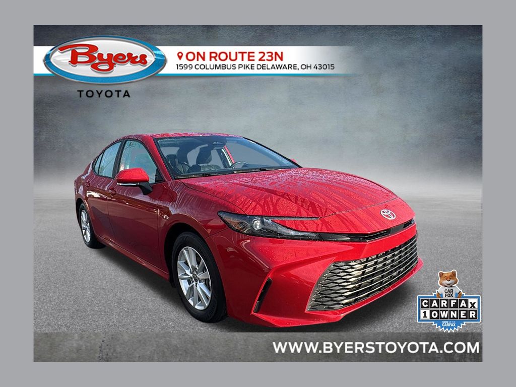 Supersonic Red 2025 Toyota Camry Sedan Front-Wheel Drive Continuously Variable Transmission