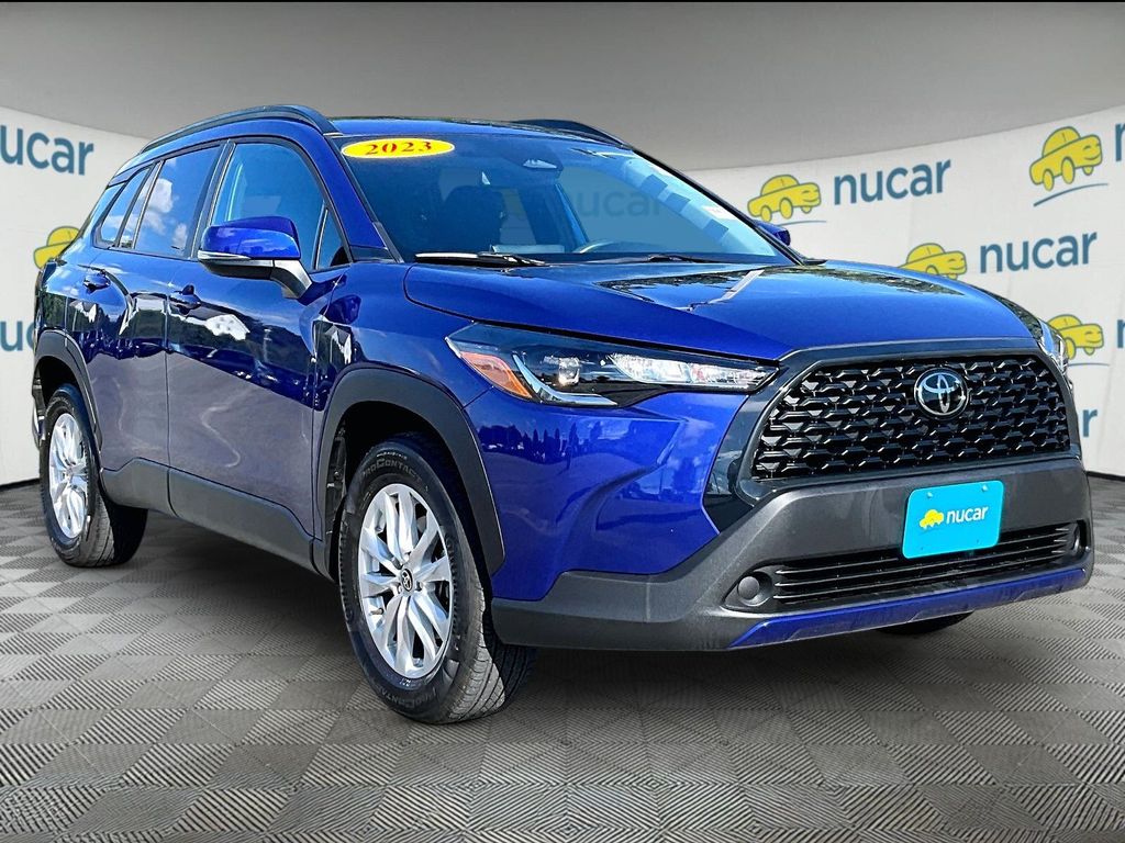 Blue 2023 Toyota Corolla Cross SUV / Crossover All-Wheel Drive Continuously Variable Transmission