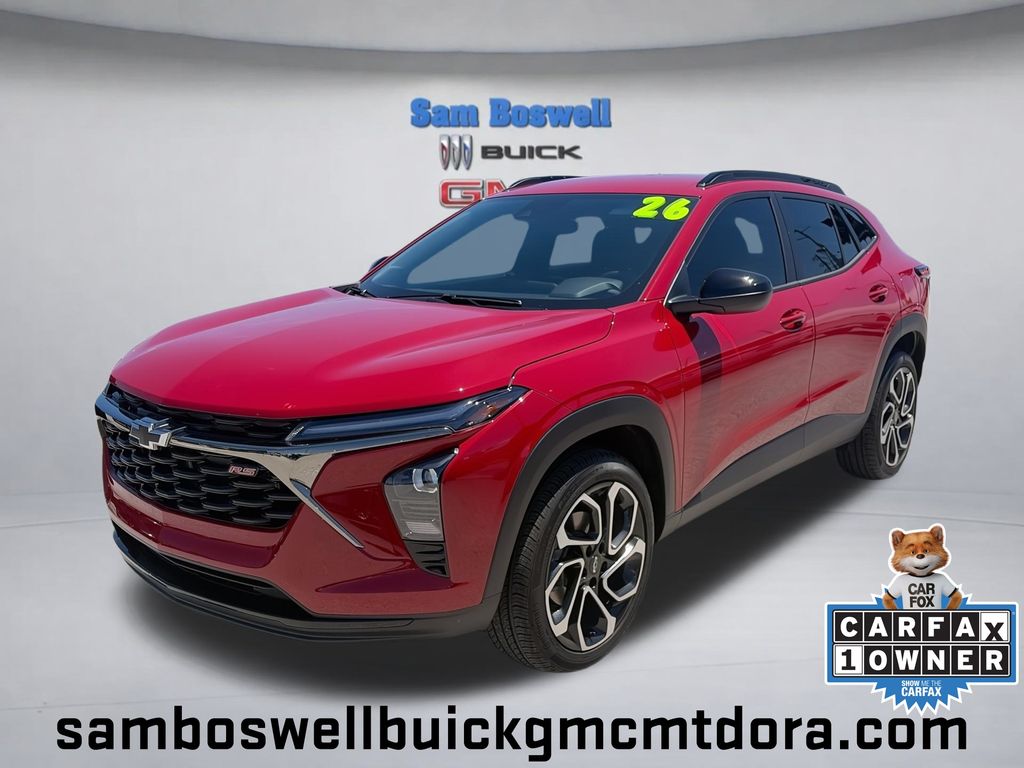 Apex Red 2026 Chevrolet Trax SUV / Crossover Front-Wheel Drive 6-Speed Automatic