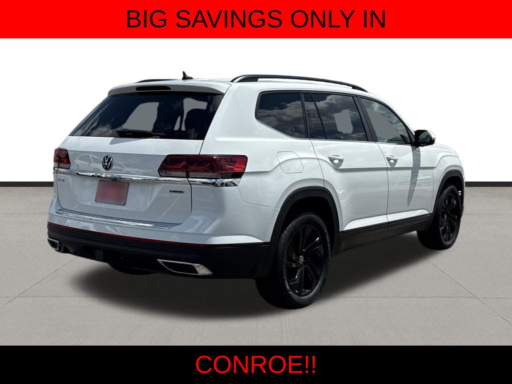 2022 Volkswagen Atlas 3.6L V6 SE w/Technology White at South Houston Nissan