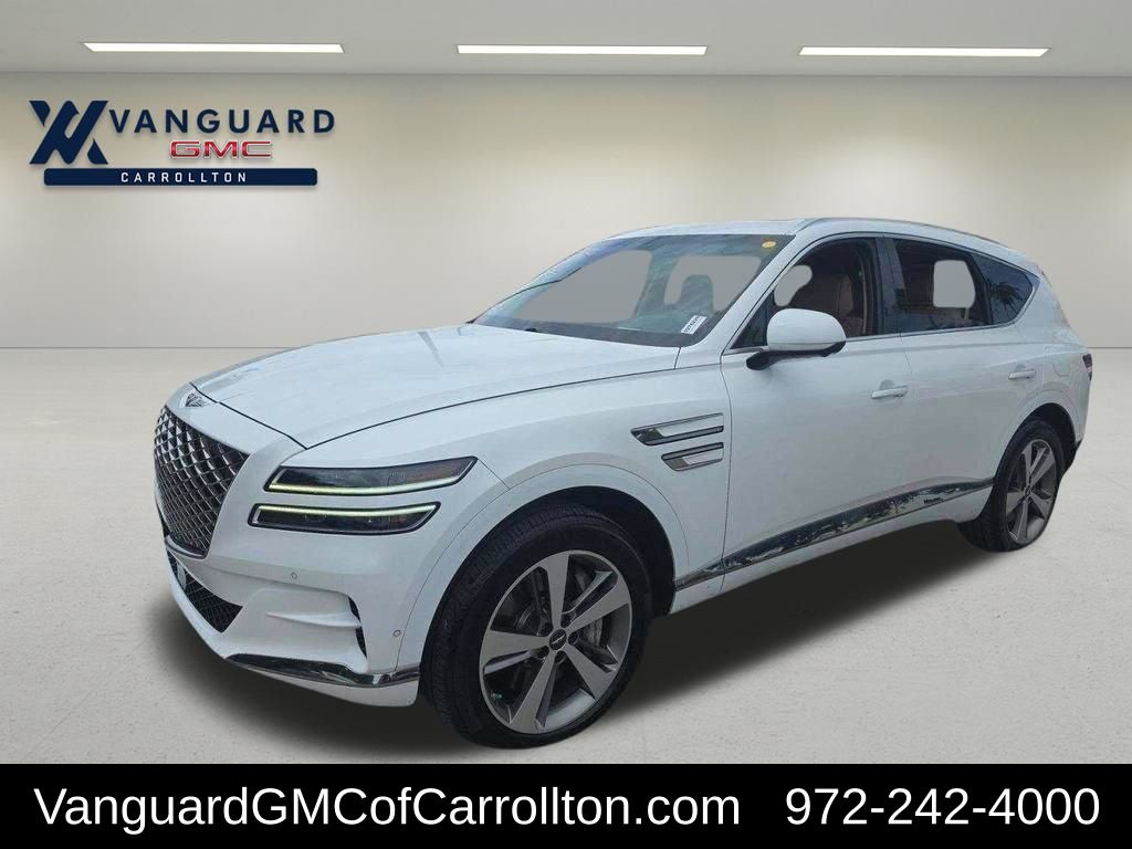 Uyuni White 2021 Genesis GV80 SUV / Crossover 8-Speed Automatic