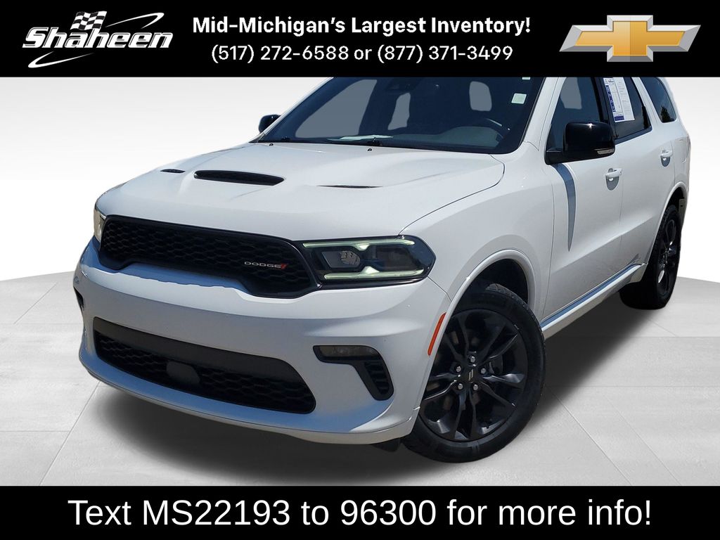 White Knuckle Clearcoat 2022 Dodge Durango SUV / Crossover All-Wheel Drive 8-Speed Automatic