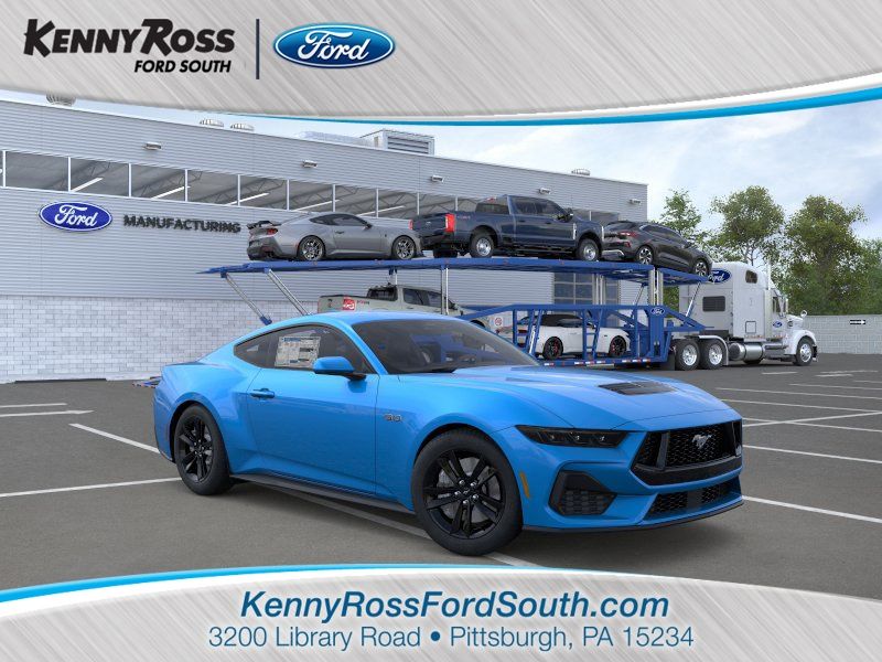 Grabber Blue Metallic 2026 Ford Mustang Coupe Rear-Wheel Drive 6-Speed Manual