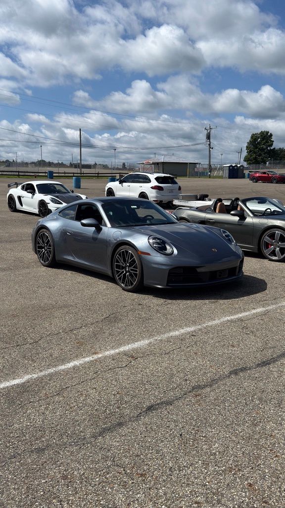 Gray (Vanadium Grey Metallic) 2026 Porsche 911 Coupe Rear-Wheel Drive 8-Speed Automatic