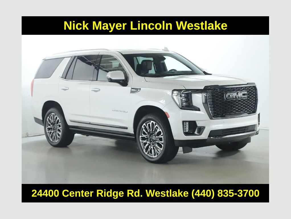 White Frost Tricoat 2024 GMC Yukon Denali Ultimate 4WD SUV / Crossover Four-Wheel Drive