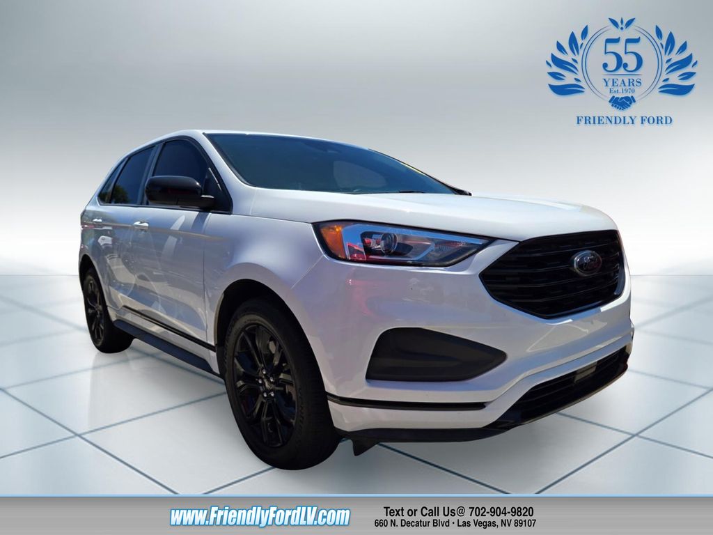 Oxford White 2023 Ford Edge SE AWD SUV / Crossover All-Wheel Drive 8-Speed Automatic