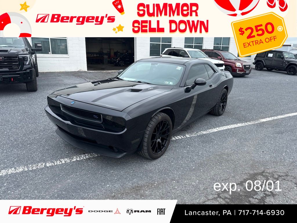 Brilliant Black Crystal Pearlcoat 2010 Dodge Challenger Coupe Rear-Wheel Drive 5-Speed Automatic