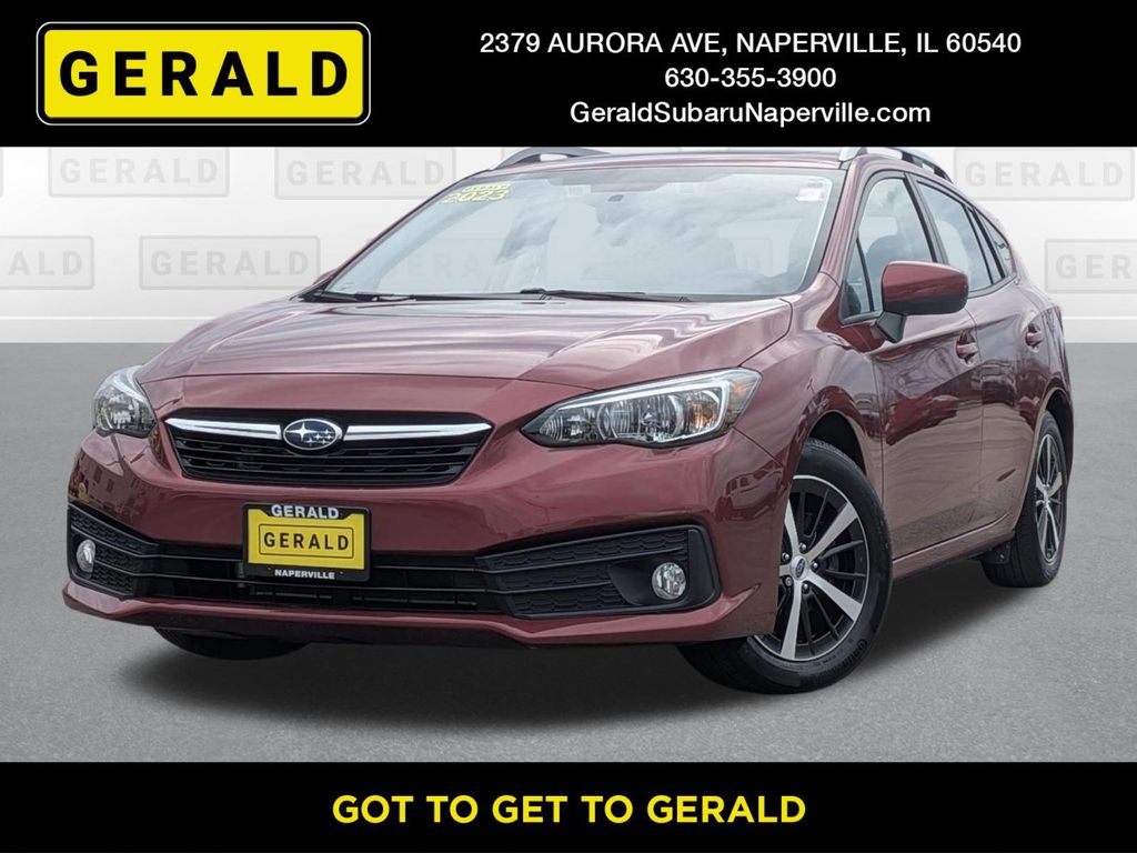 Crimson Red Pearl 2023 Subaru Impreza Premium Wagon AWD Wagon All-Wheel Drive Continuously Variable Transmission