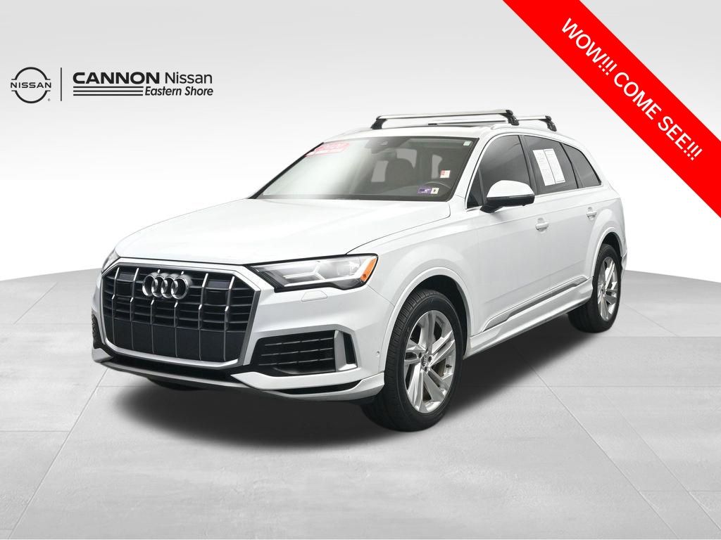 White 2020 Audi Q7 quattro Premium Plus 55 TFSI SUV / Crossover All-Wheel Drive 8-Speed Automatic